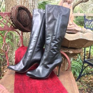 Final Reduction -Halogen brown leather boots